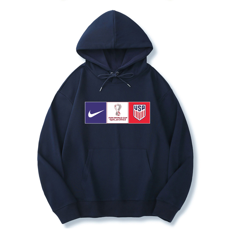 Men's American World Cup Soccer Hoodie Navy